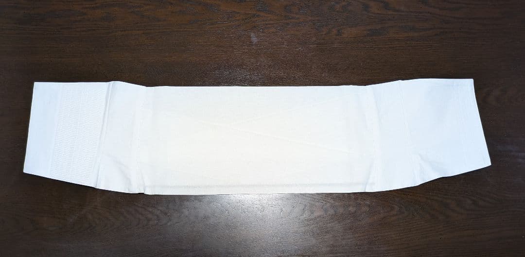 ハンドメイドお祭り白腹巻「前晒巻風」ウエスト約90〜95cm　縦丈約25cm