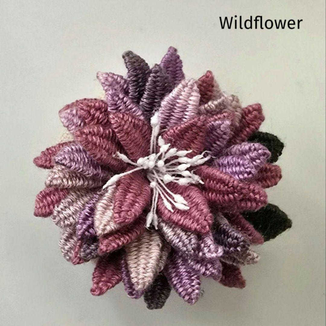 専用)❁hAnafany❁ 立体刺繍　ブローチ