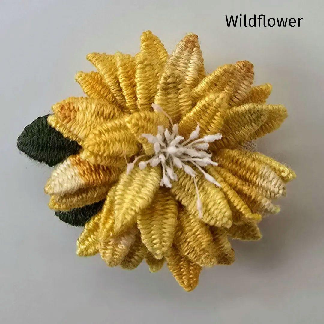 専用)❁hAnafany❁ 立体刺繍　ブローチ