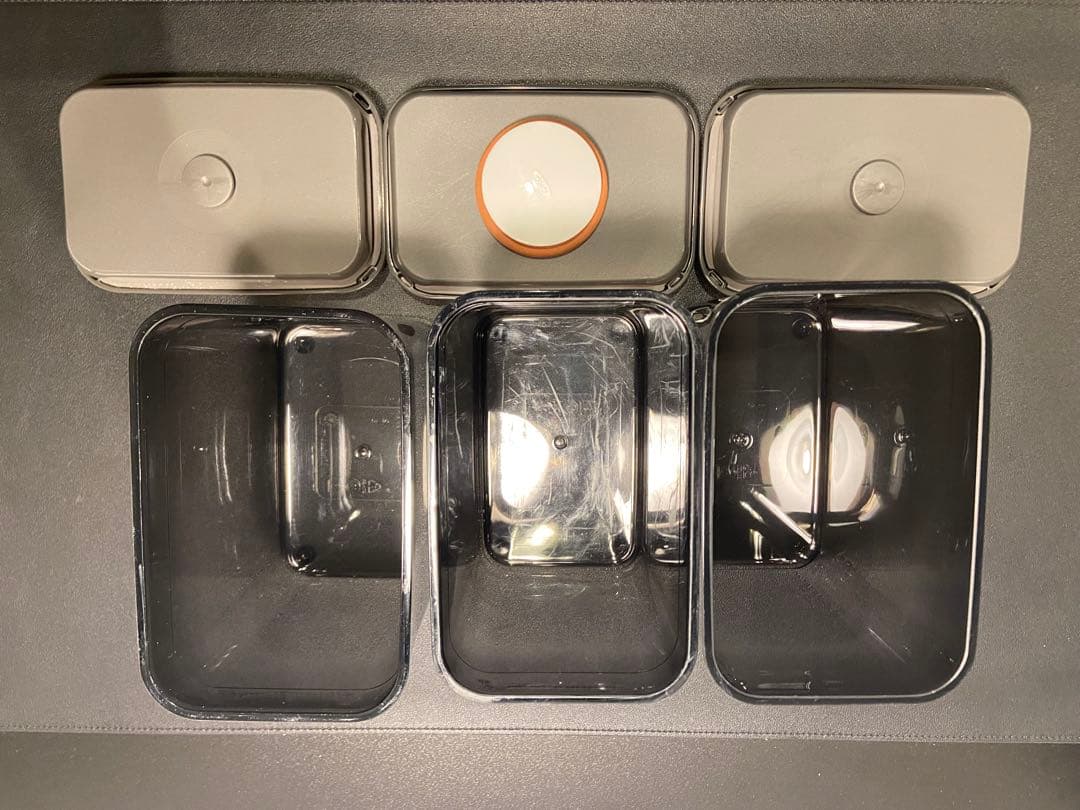 【美品】3個セット オクソー コーヒー&ティーポップコンテナ レクタングル