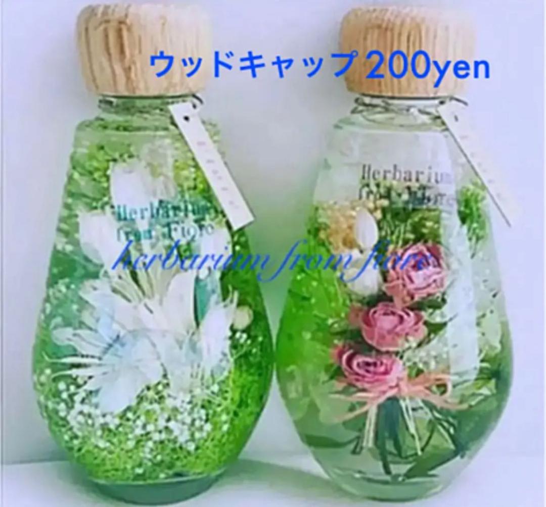 パープル&グリーンフォレスト　＊しずく＊　ディープグリーン　ハーバリウム　癒し