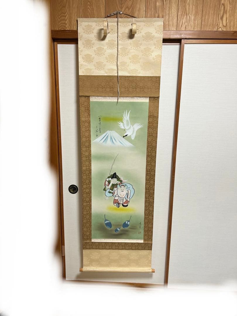 ※希少※　掛け軸　風鎮 セット　骨董品