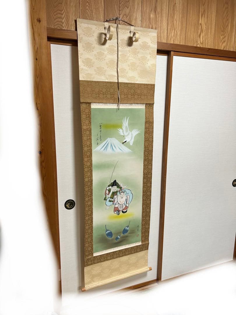 ※希少※　掛け軸　風鎮 セット　骨董品