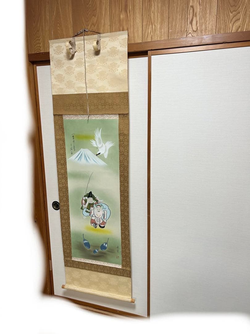 ※希少※　掛け軸　風鎮 セット　骨董品
