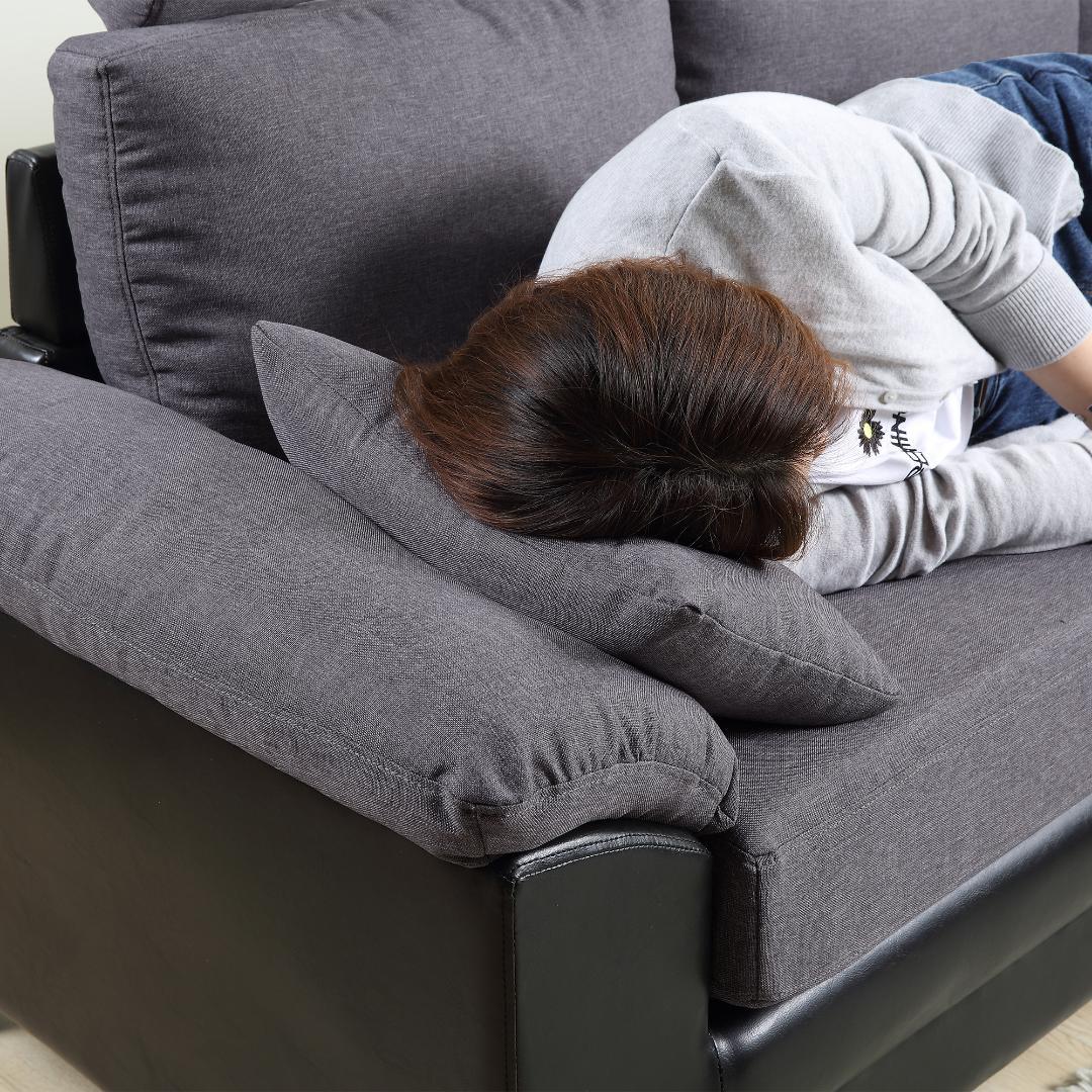 ソファー ソファ 3人掛け ハイバック ファブリック 弾力 自由レイアウト