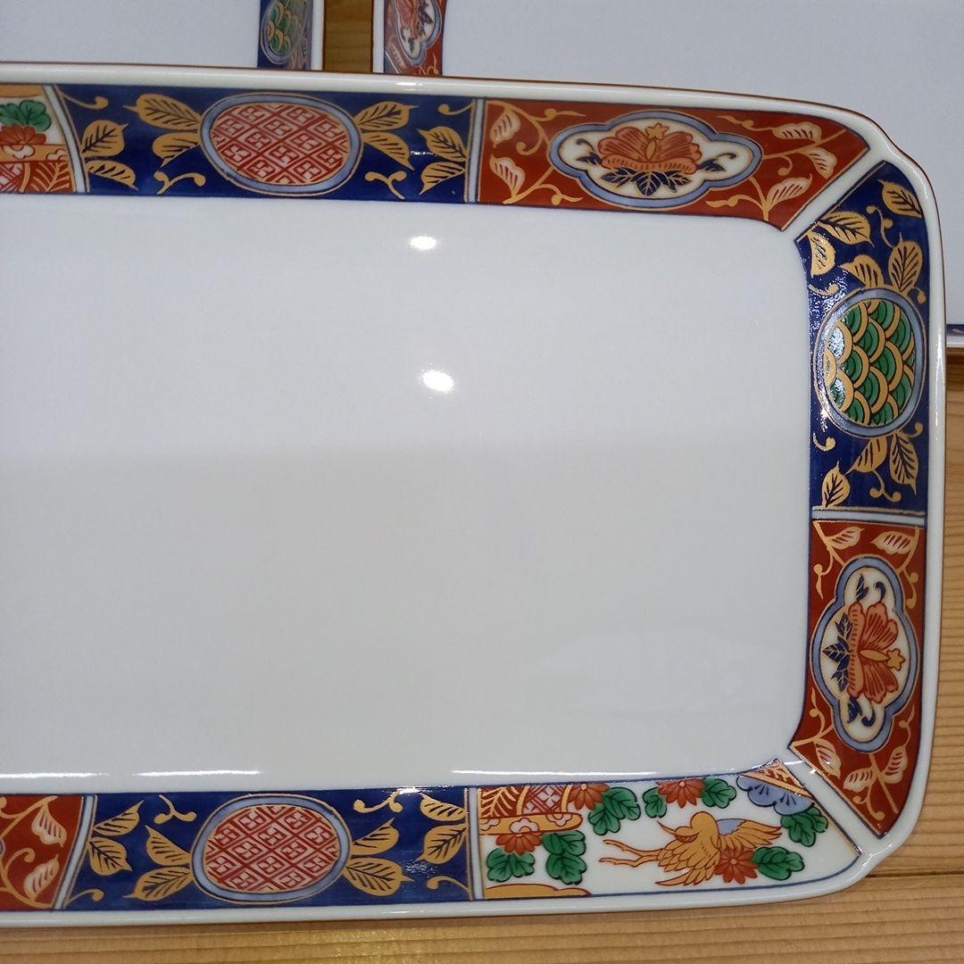 三洋陶器　龍峰窯　林斎　福寿　焼物皿　5枚