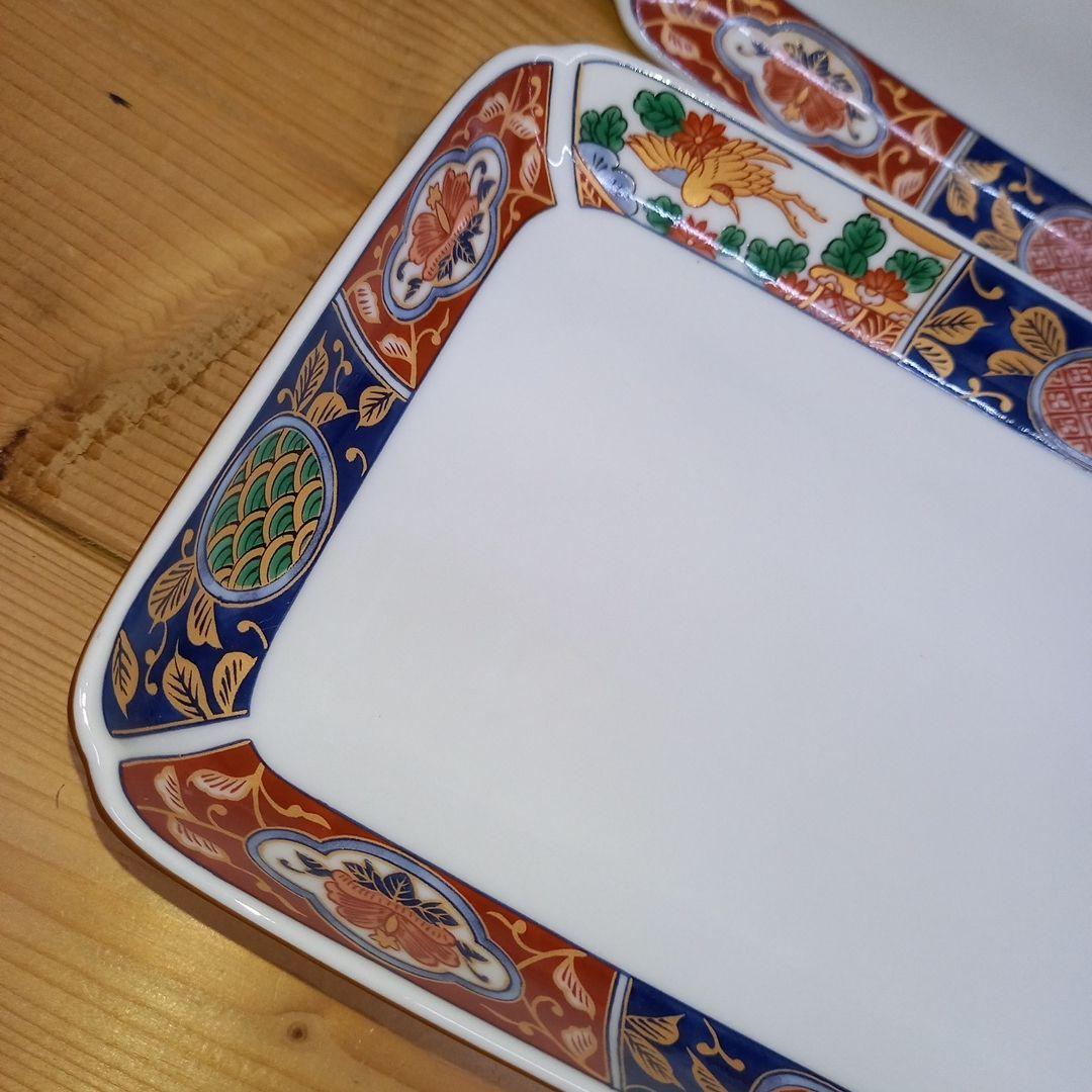 三洋陶器　龍峰窯　林斎　福寿　焼物皿　5枚