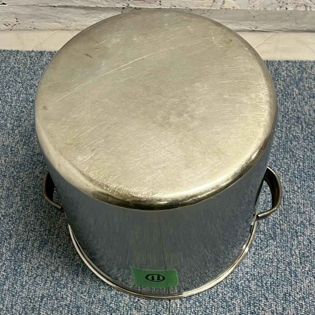 【厨房機器】 ステンレス製 22cm 寸胴鍋 厨房 厨房機器 11 A1530