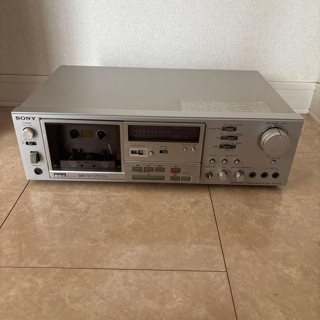 ラジオ・コンポ SONY 3HEAD TC-K75
