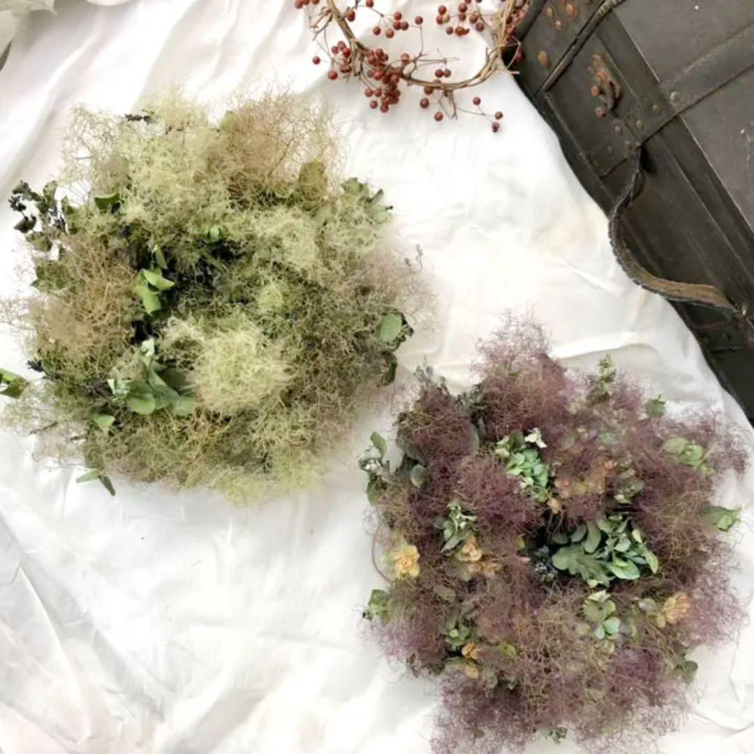 スモークツリーとユーカリのフライングリース