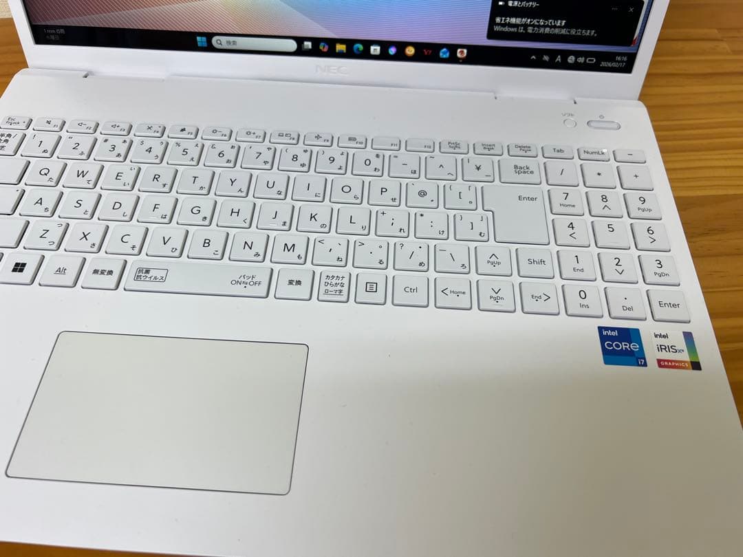 NEC LAVIE N16 N1671/HAW パールホワイト