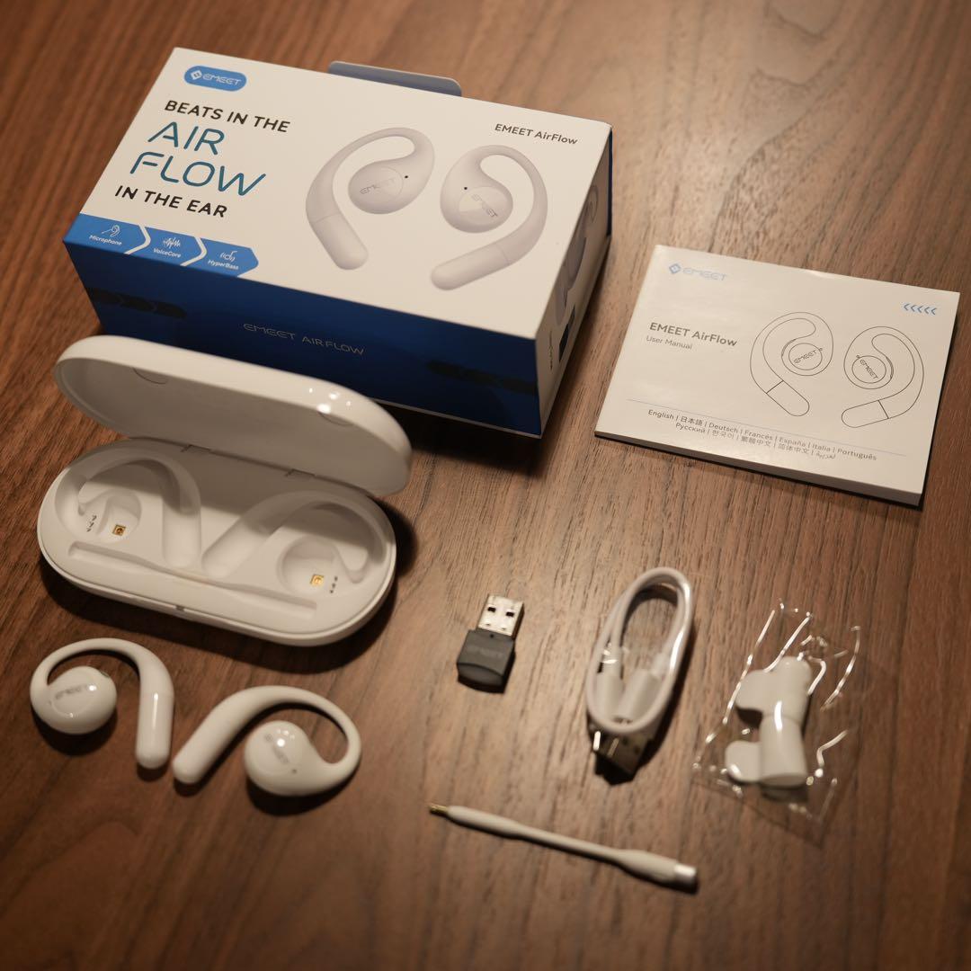 Emeet AirFlow ワイヤレスイヤホン