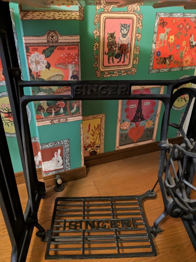 ❤希少昭和レトロ・アンティークSINGERシンガーミシン脚