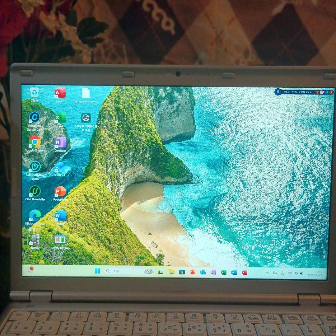 ​キレイなパソコン軽くて堅牢 Let's note オフィス2024⑤