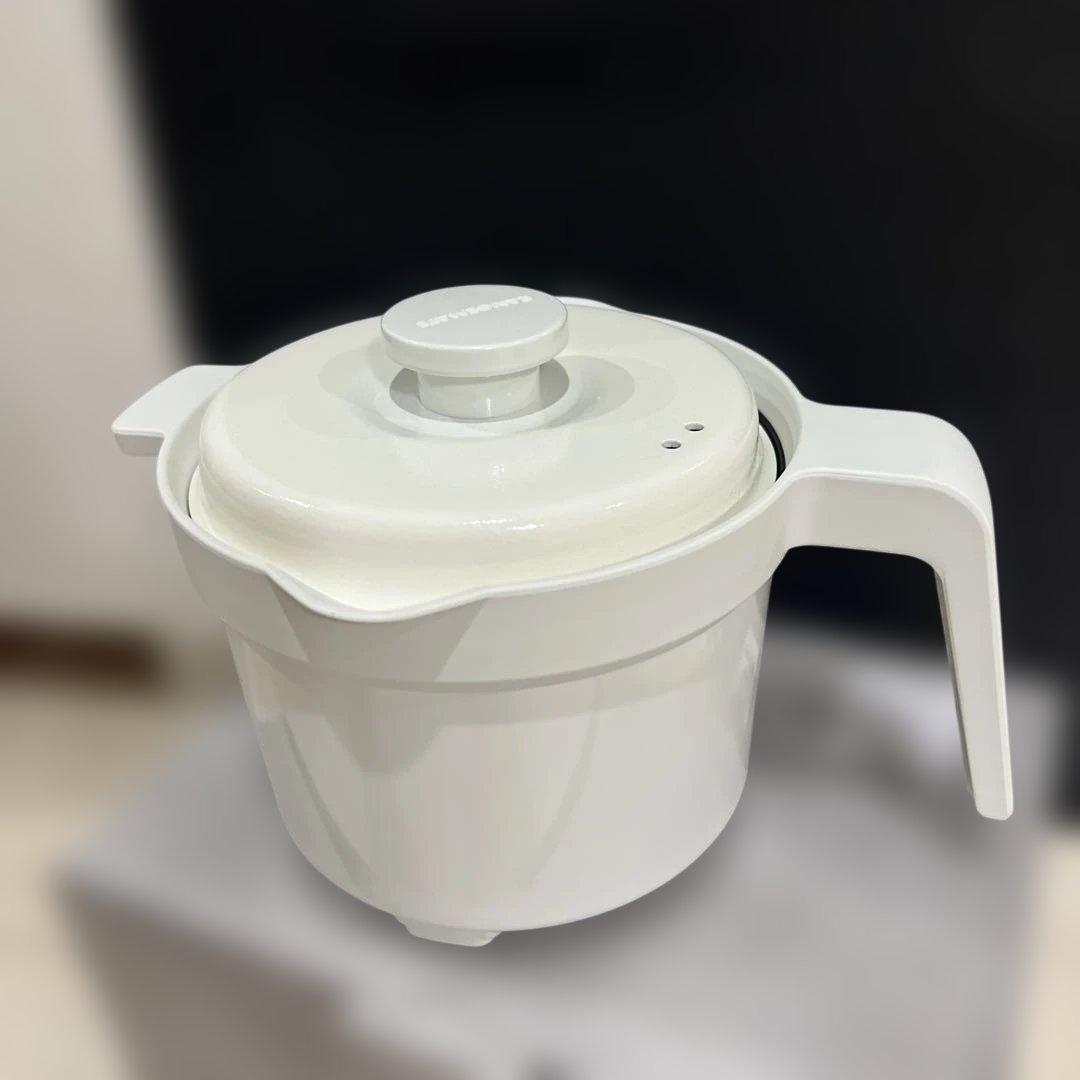 電子レンジ専用調理器具レンジメートマグポットホワイト新品未使用￼