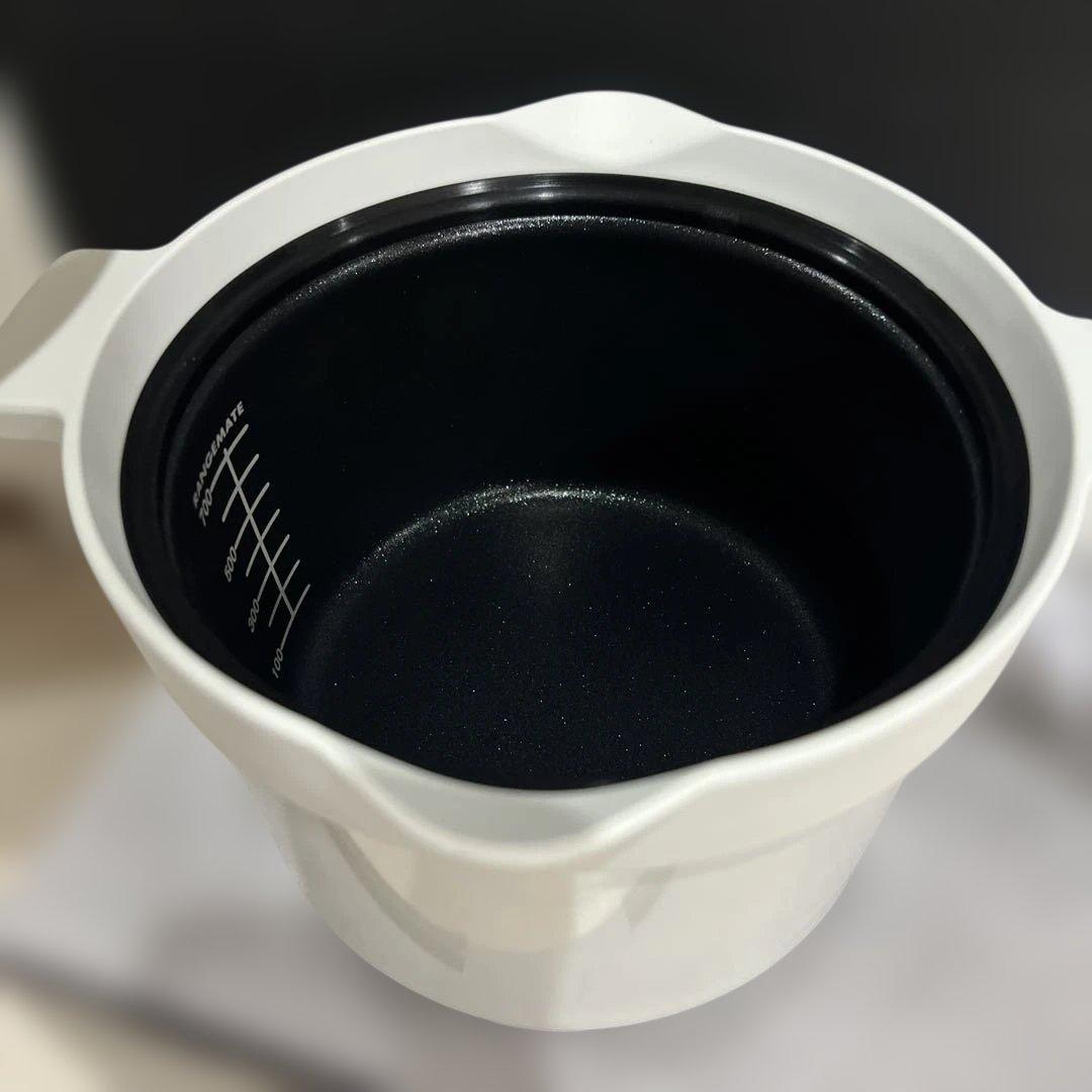 電子レンジ専用調理器具レンジメートマグポットホワイト新品未使用￼