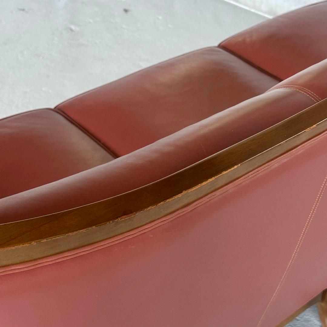 ✦マルニ木工✦ Maruni／クラシック レザーソファ 3人掛け 本革