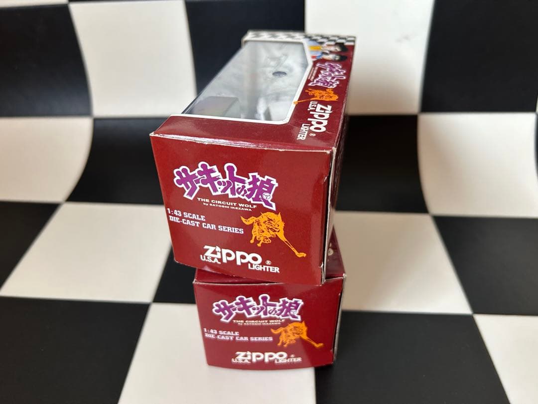 サーキットの狼　ジッポー&ダイキャストカーセット　2種