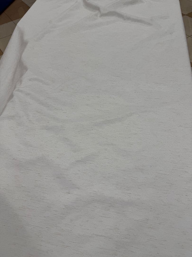 オーダーメイド幅300センチ高さ220センチ ホワイト 無地 ドレープカーテン