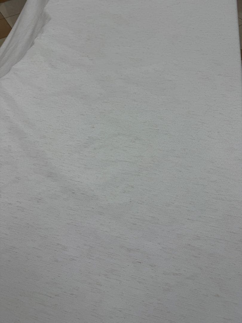 オーダーメイド幅300センチ高さ220センチ ホワイト 無地 ドレープカーテン