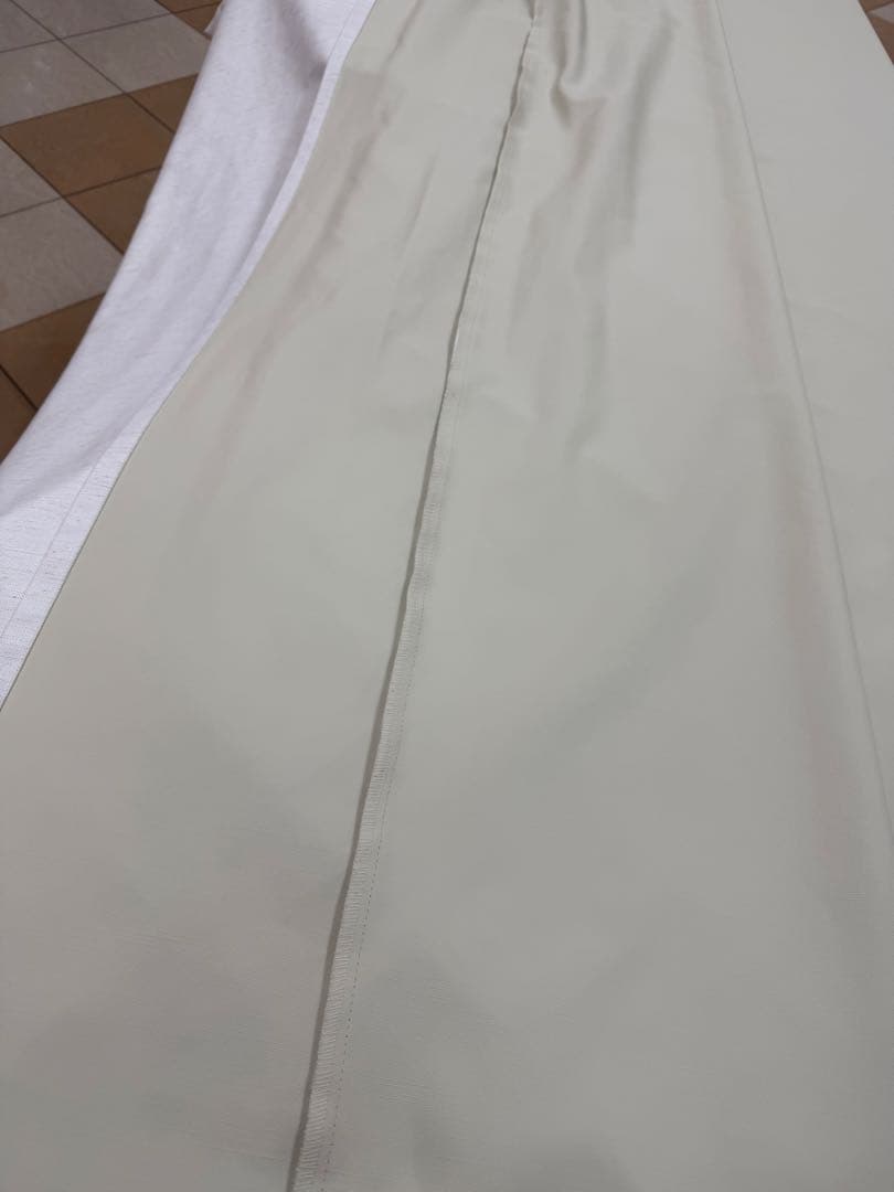 オーダーメイド幅300センチ高さ220センチ ホワイト 無地 ドレープカーテン