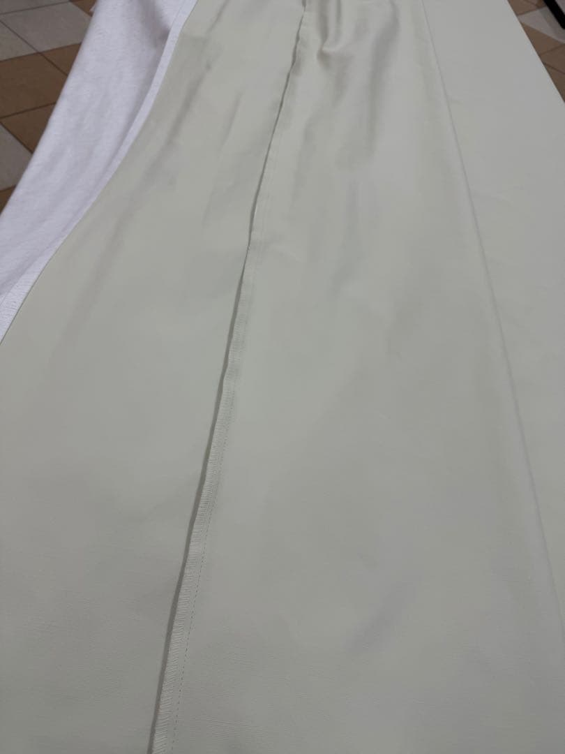 オーダーメイド幅300センチ高さ220センチ ホワイト 無地 ドレープカーテン