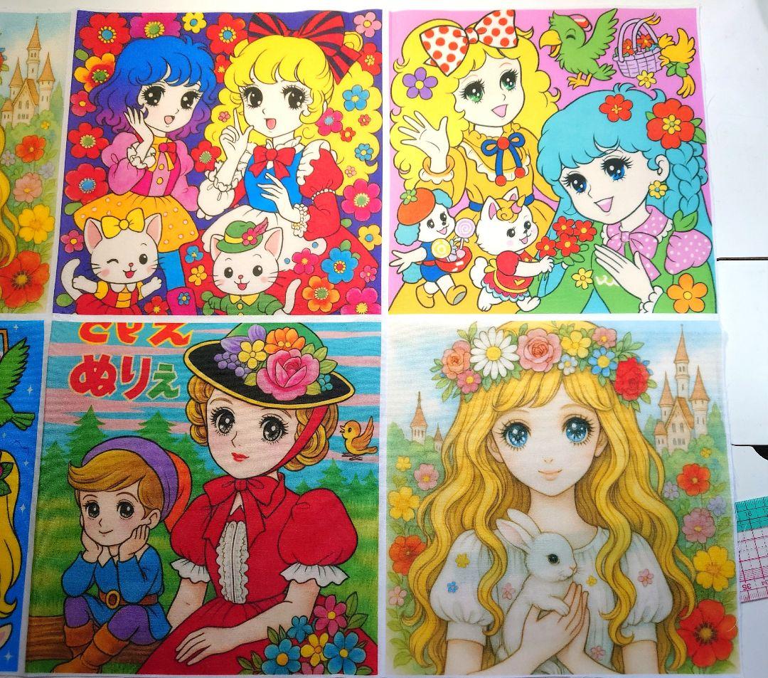 オーダー用昭和レトロの女の子 パネルサンプルページ