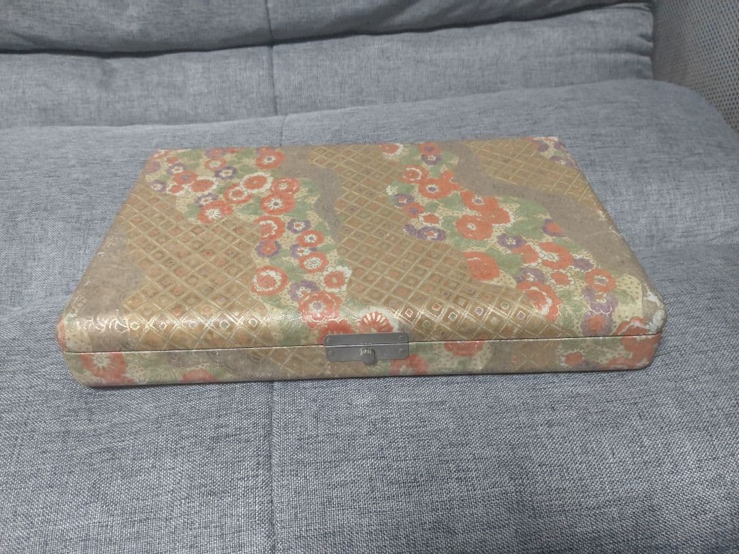 三味線バチと花柄ケースセット