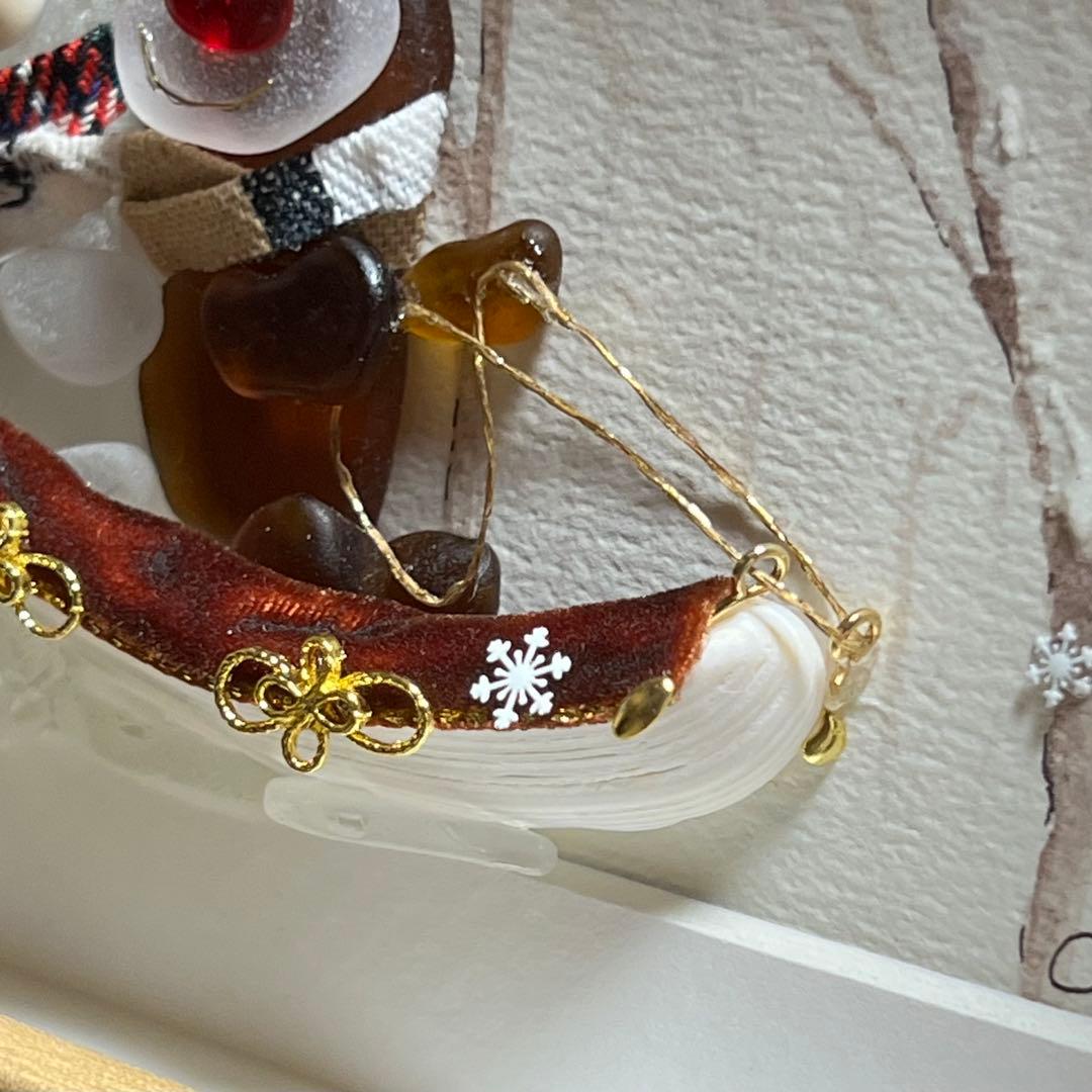 No.74 【銀世界と赤い実のトンネル】シーグラスアート CedarAmber