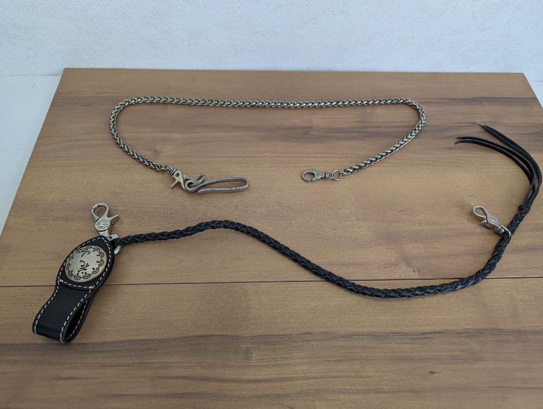 花山 KAZAN 和柄 金魚 長財布 レザーウォレット チェーン・木箱付き