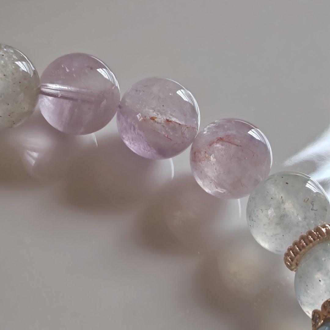 専用です♡新作♡ラリマー樽、ブルーフローライト回紋珠、セリサイトインラベンダーア