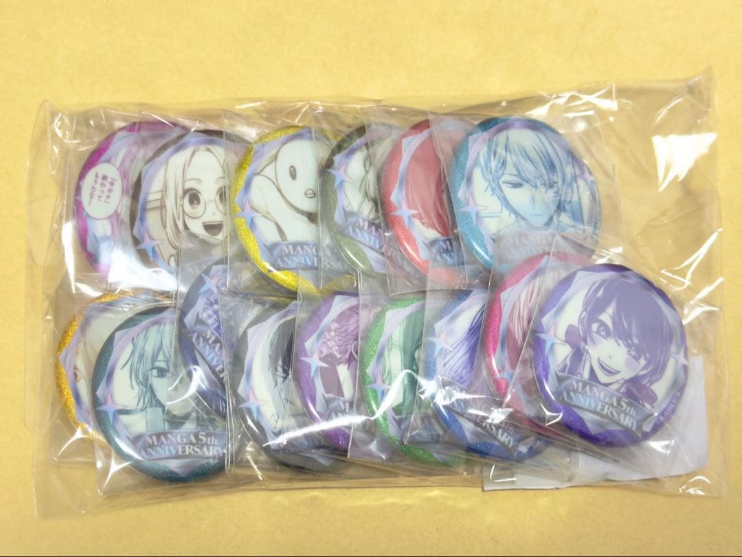 推しの子 原作 缶バッジ 全15種セット 連載5周年POP UP 苺プロ広報部