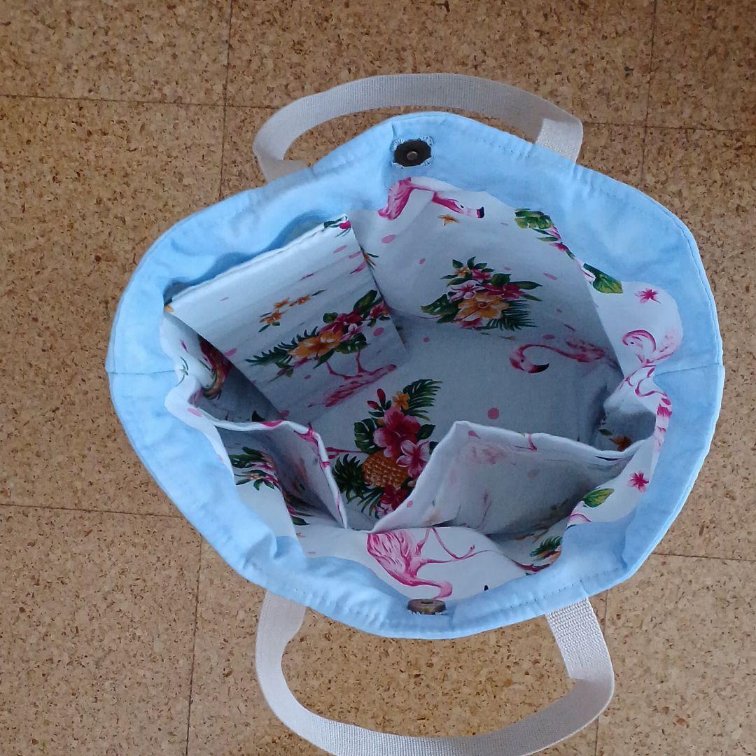 ハワイアンキルトトートバッグ(孔雀)