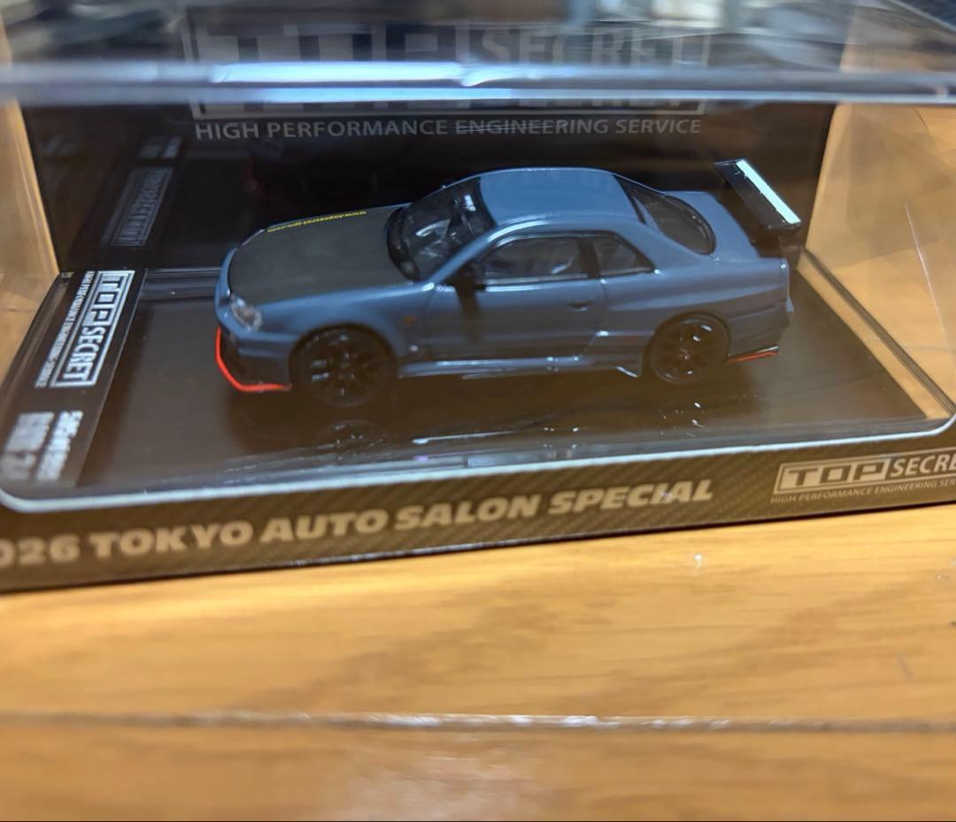 ミニカー TOPSECRET R34 GT-R 2026 TOKYO AUTO SALON