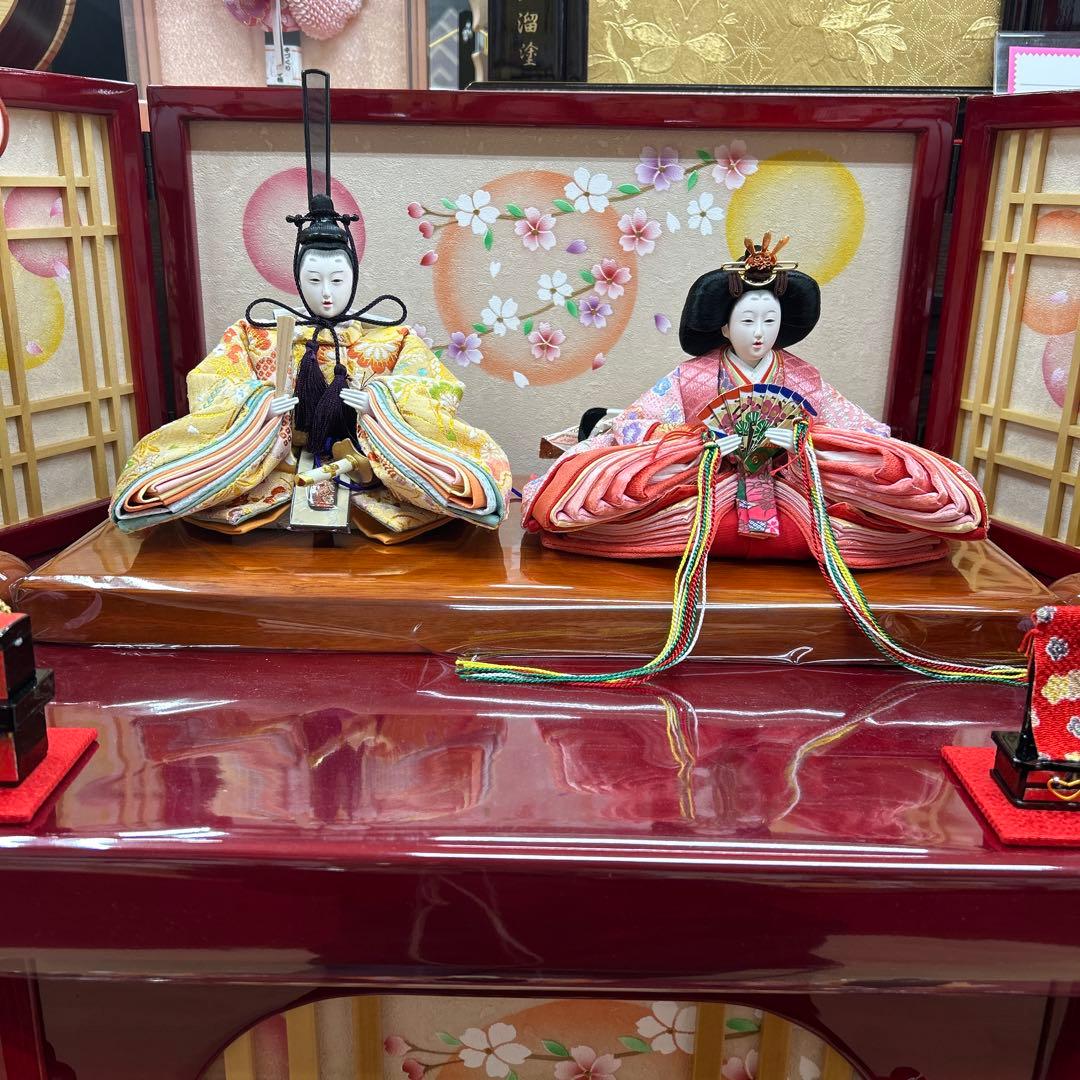 ひな祭り＊雛人形＊収納五人飾り