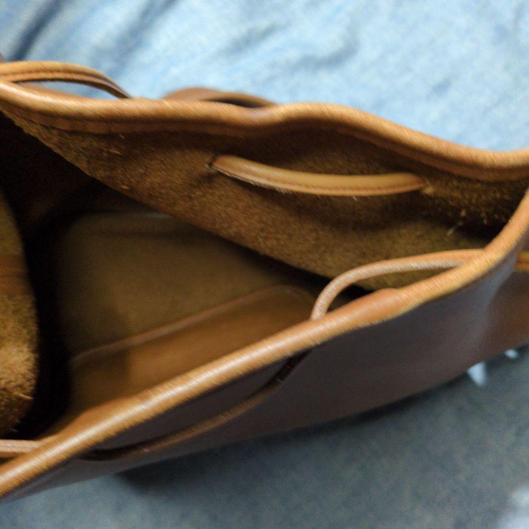 COACH　オールドコーチ　グローブレザーショルダーバッグ　巾着　USA製