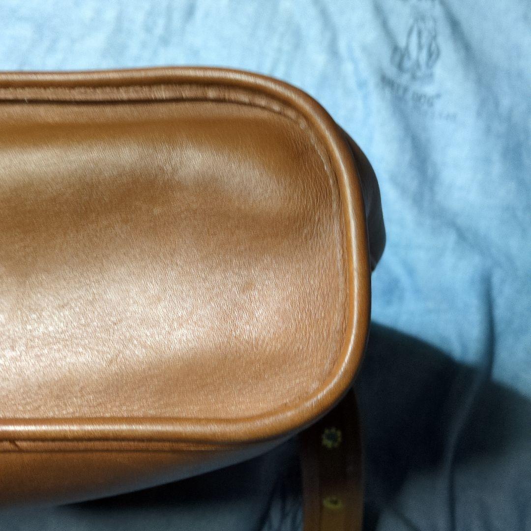 COACH　オールドコーチ　グローブレザーショルダーバッグ　巾着　USA製