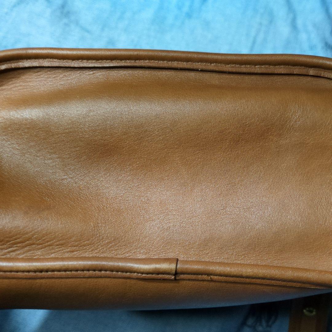 COACH　オールドコーチ　グローブレザーショルダーバッグ　巾着　USA製