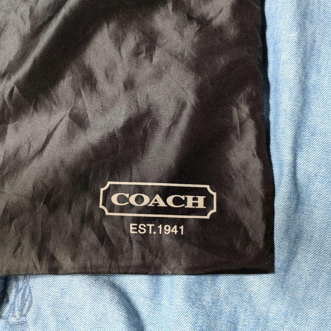 COACH　オールドコーチ　グローブレザーショルダーバッグ　巾着　USA製