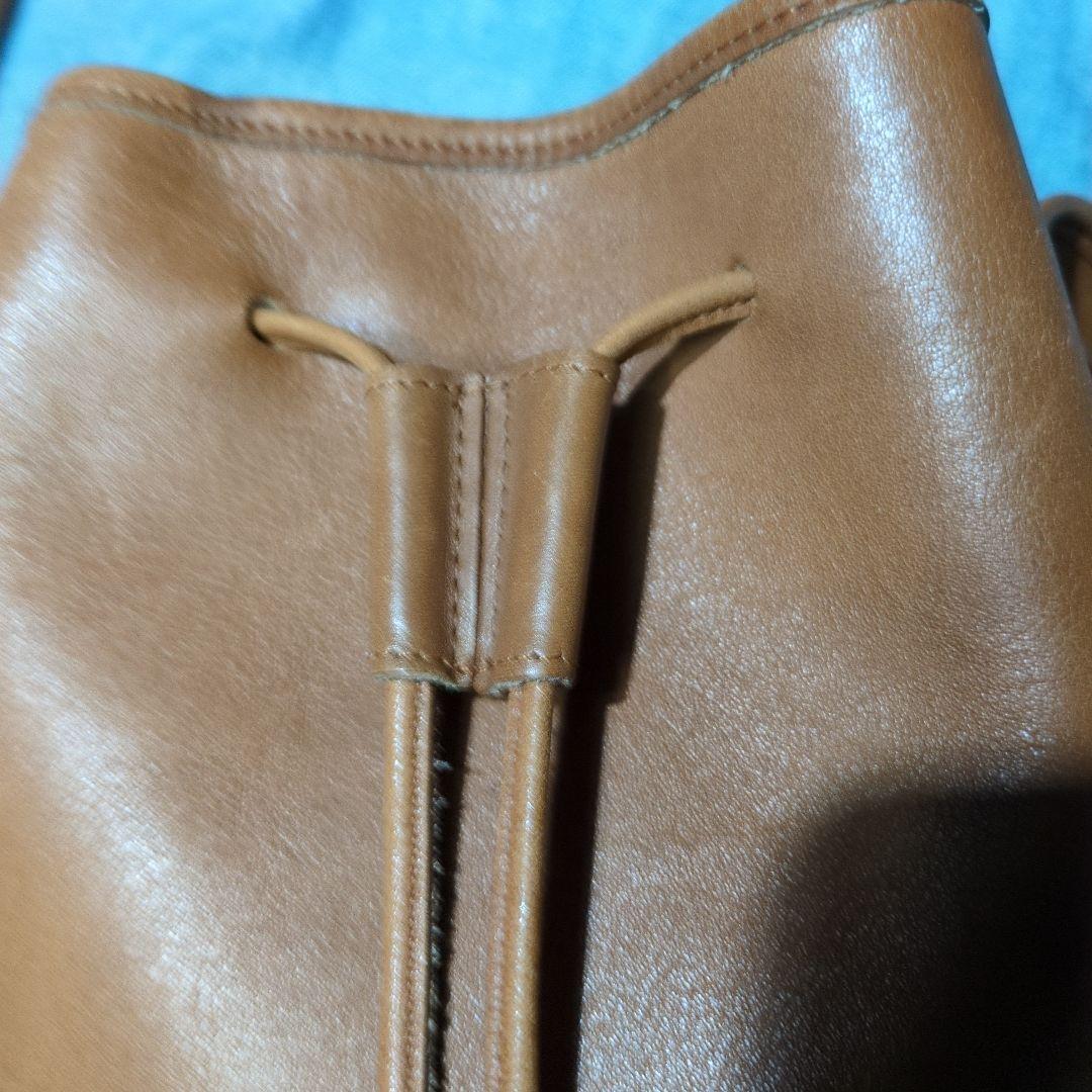 COACH　オールドコーチ　グローブレザーショルダーバッグ　巾着　USA製