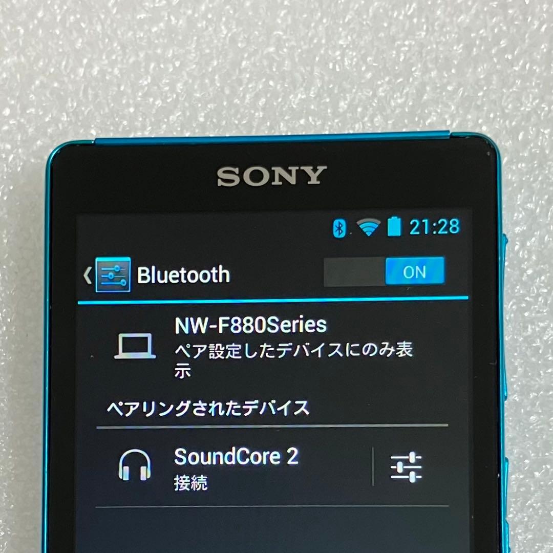【美品　バッテリー良好】　ソニー ウォークマン　NW-F886 32GB あお