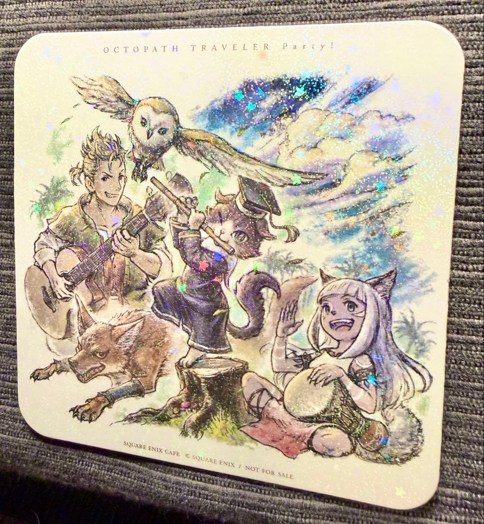 オクトパストラベラー コラボ カフェ特典コースター：前期コンプセット