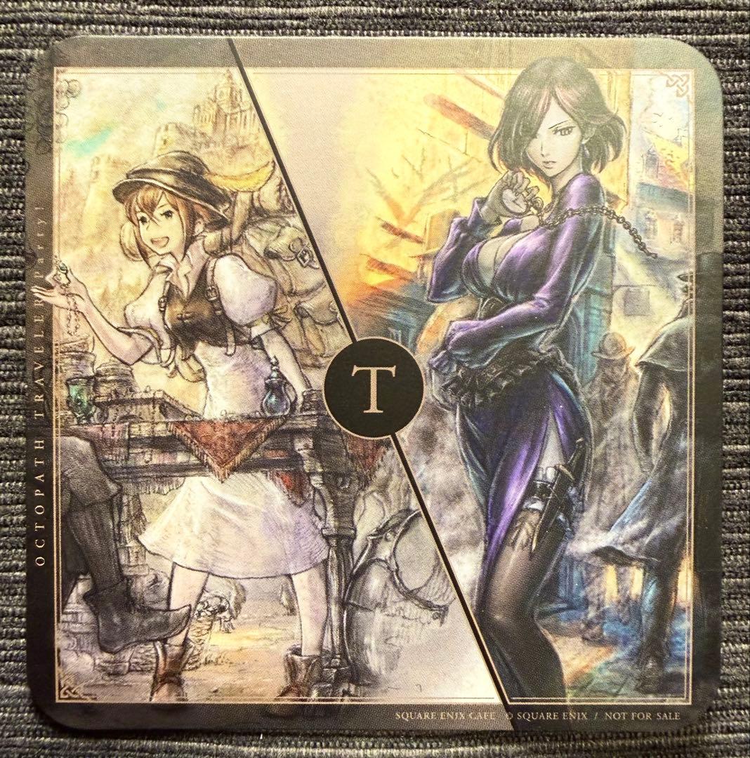 オクトパストラベラー コラボ カフェ特典コースター：前期コンプセット