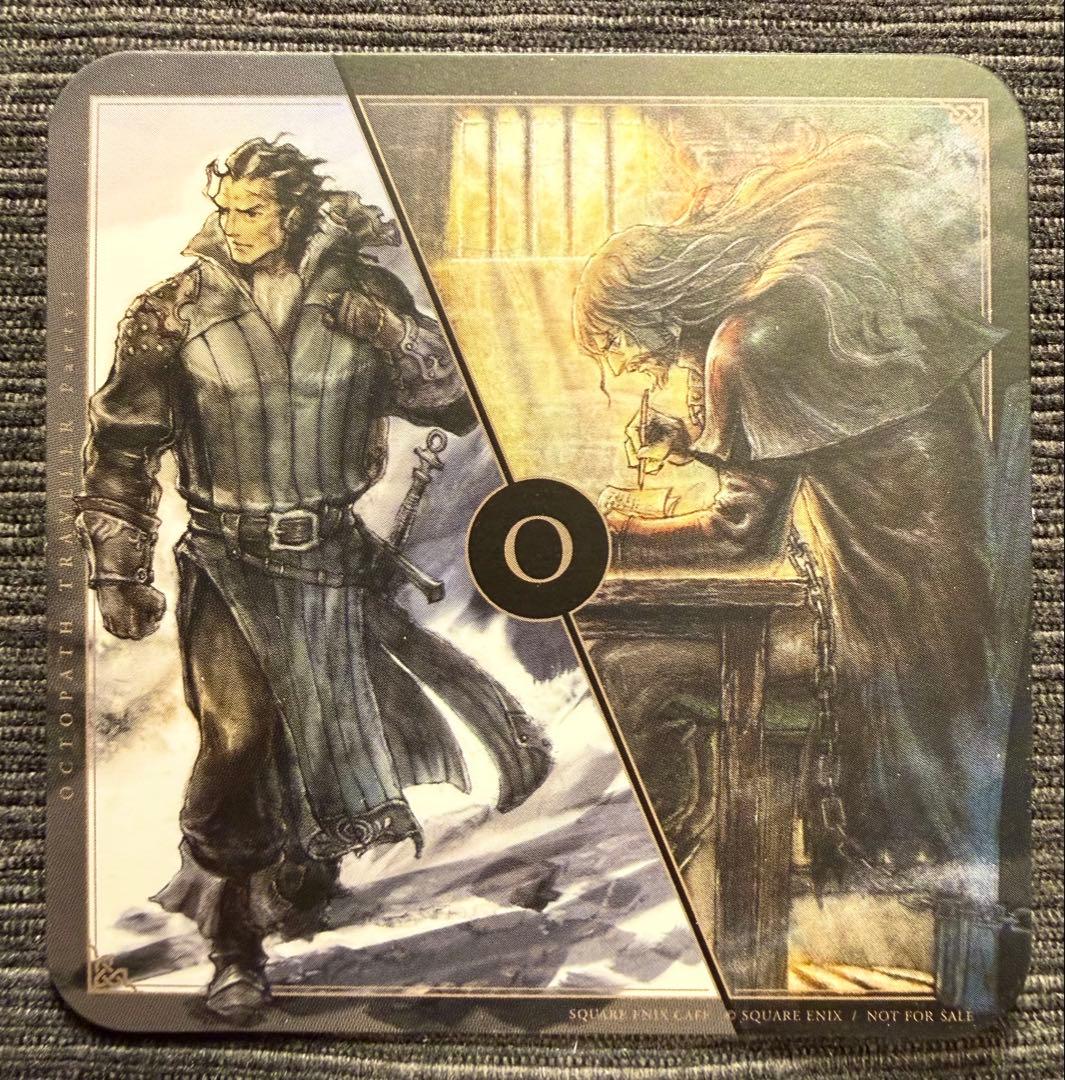 オクトパストラベラー コラボ カフェ特典コースター：前期コンプセット