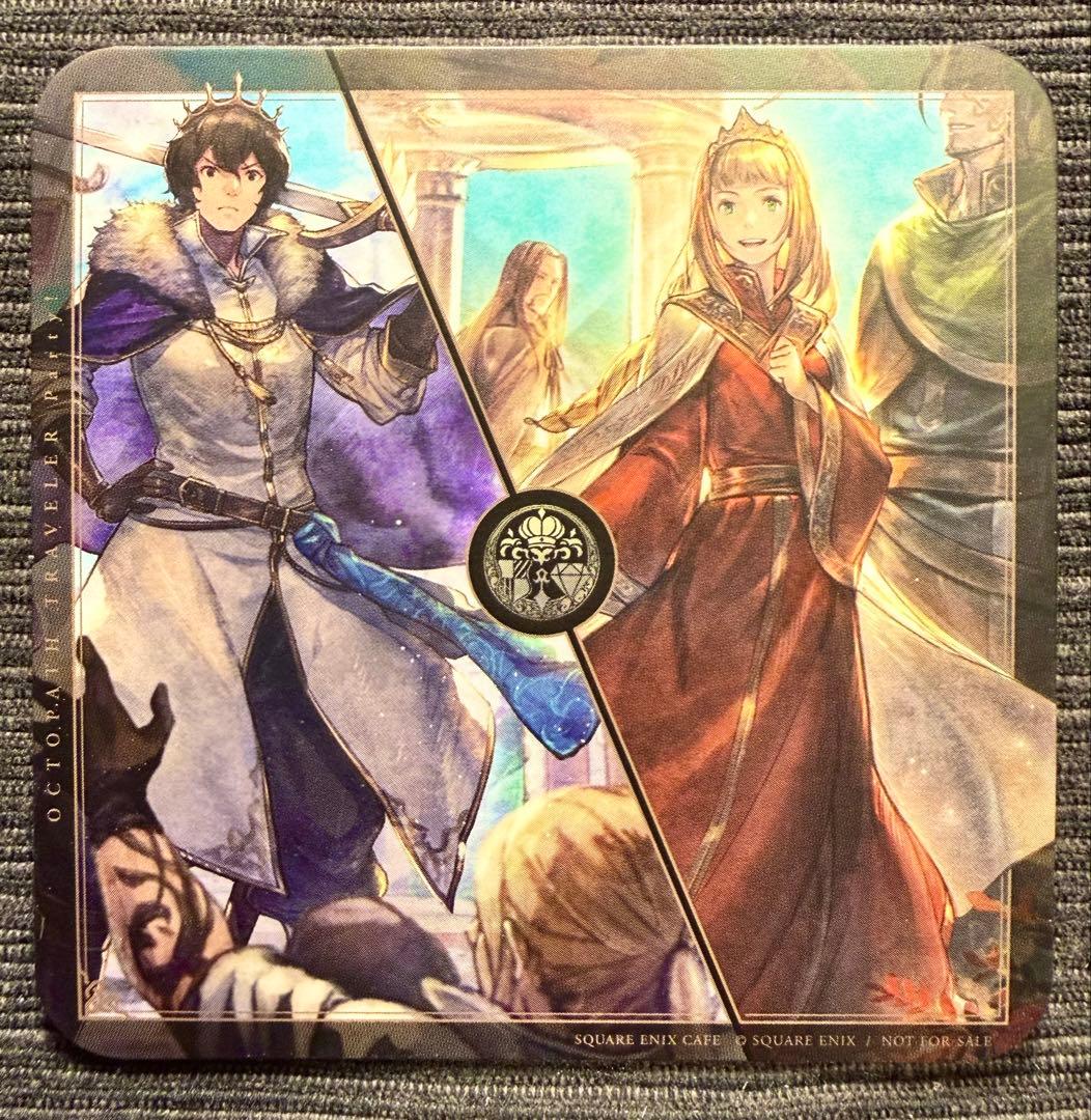 オクトパストラベラー コラボ カフェ特典コースター：前期コンプセット