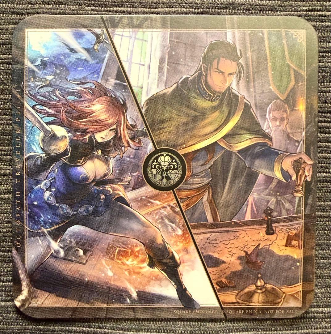 オクトパストラベラー コラボ カフェ特典コースター：前期コンプセット