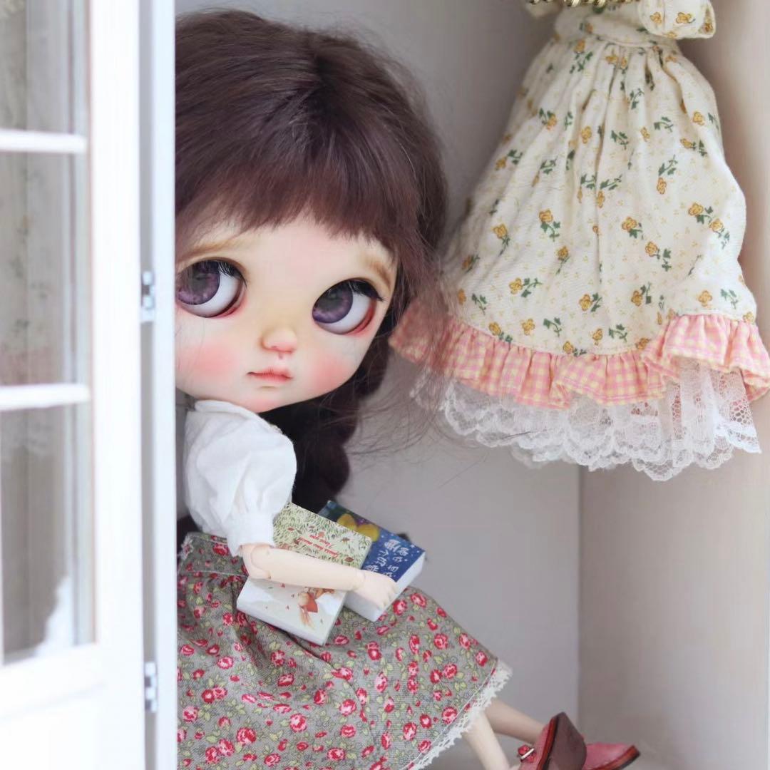 カスタムブライス 海外作家様 恥ずかしがり屋 怖がりちゃん ナチュラルメイク