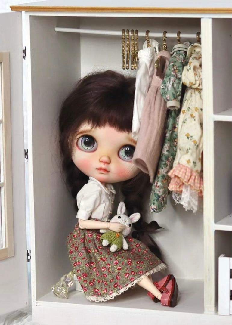 カスタムブライス 海外作家様 恥ずかしがり屋 怖がりちゃん ナチュラルメイク