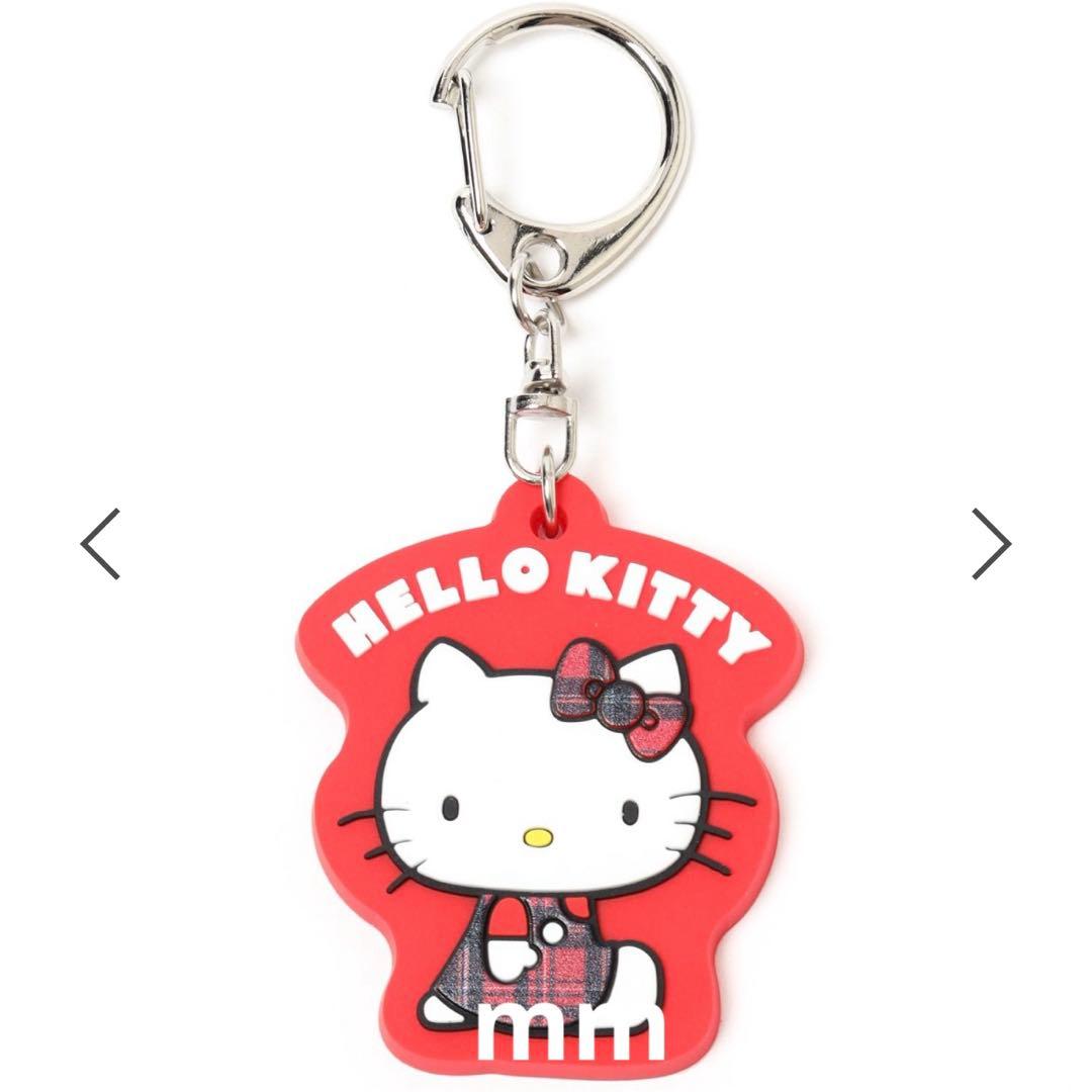 新品◇ローリーズファーム Me% キティ 赤チェック セット 完売品 カラビナ