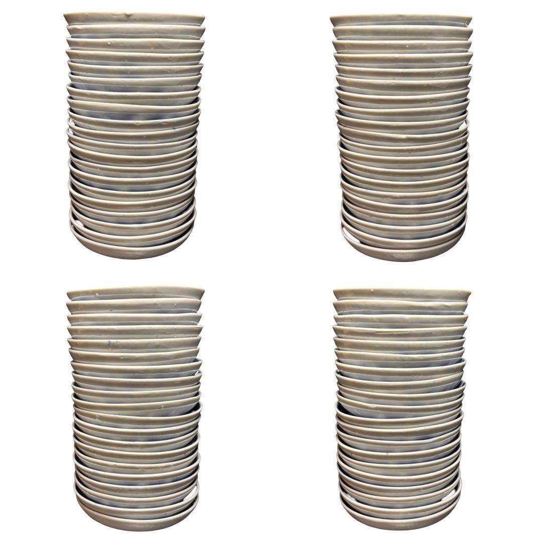 ★和食器/陶磁器！印判 幾何学模様 小皿 20枚！★